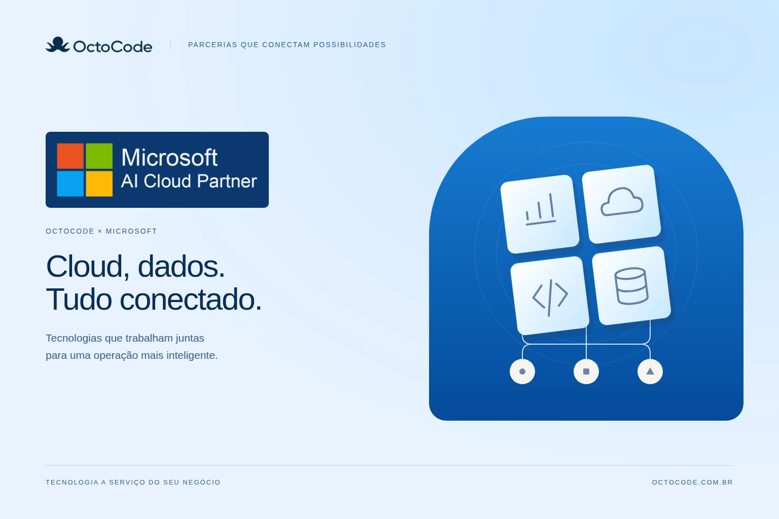 OctoCode × Microsoft — Cloud, dados e integração