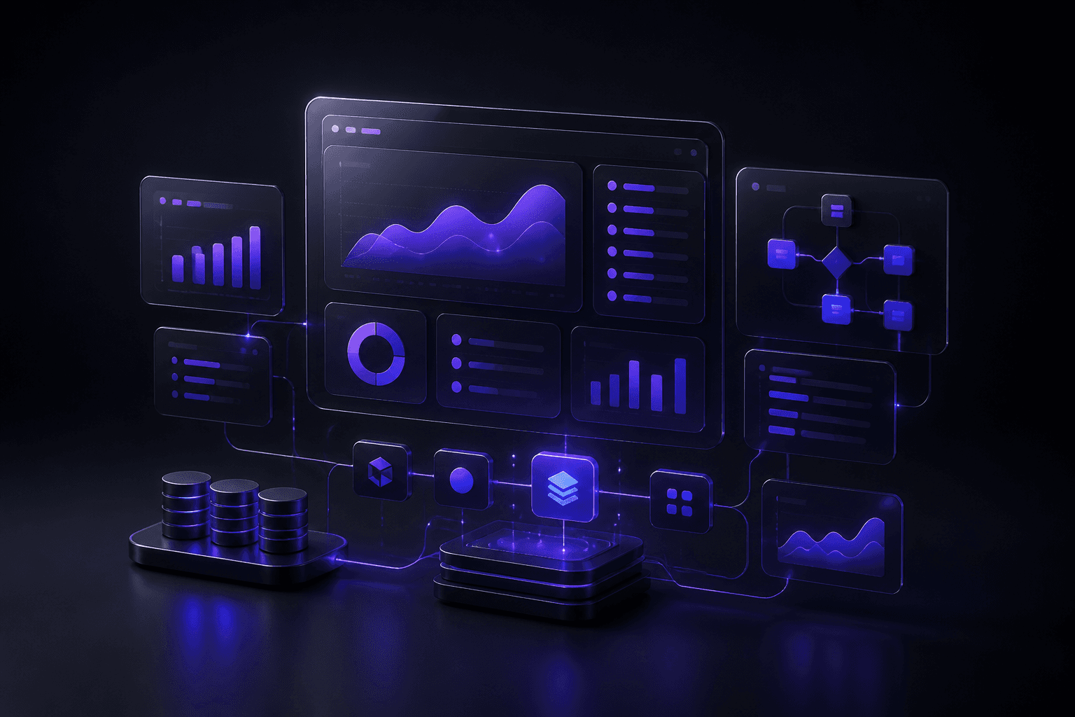 Dashboard modular de um sistema personalizado